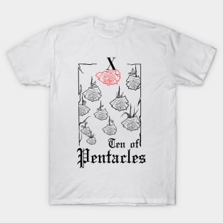 Ten of Pentacles Tarot (w) T-Shirt